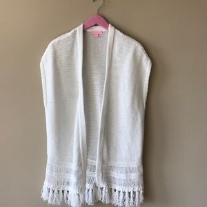 Lilly Pulitzer white cardigan